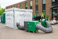 Dustex dust trap and dustmaster pro typical set up for dust extraction