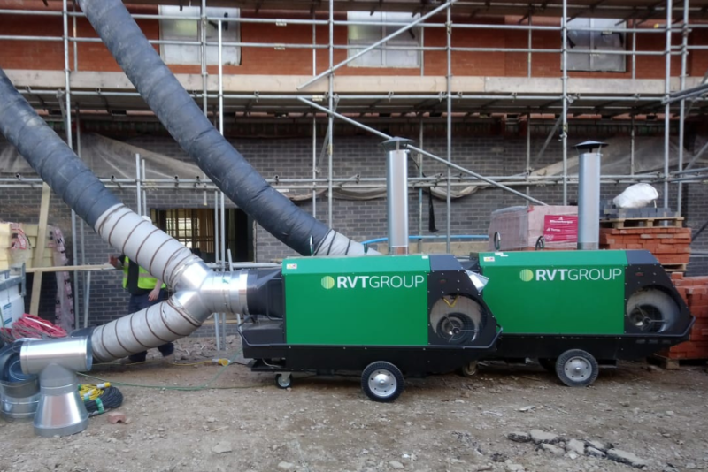 Construction site heaters