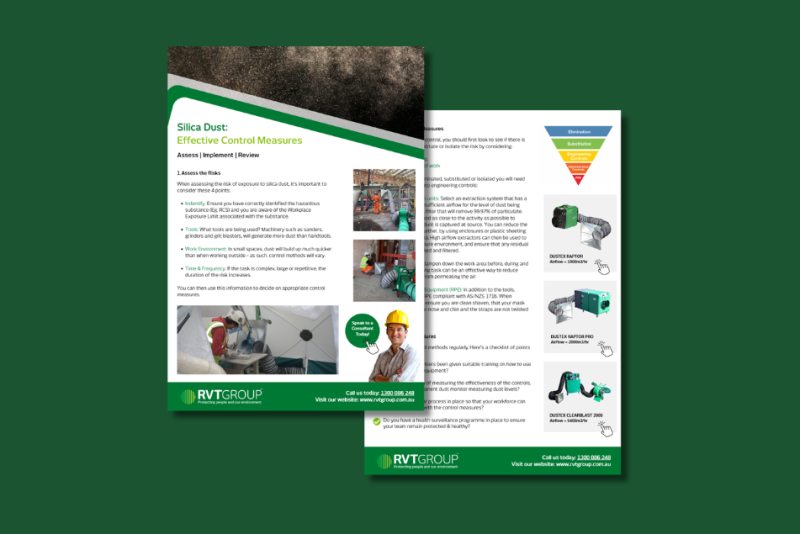 Silica Dust: Effective Control Measures